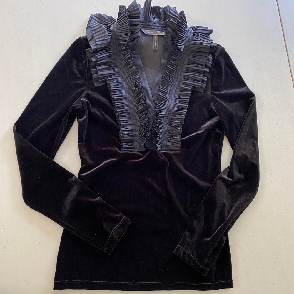 BCBG Velvet Top
